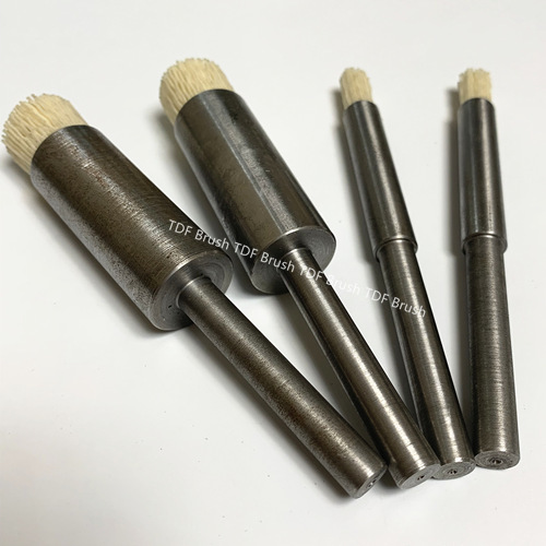 Ceramic Fiber Abrasive Pen End Brush Latch Type CNC Deburring Polishing