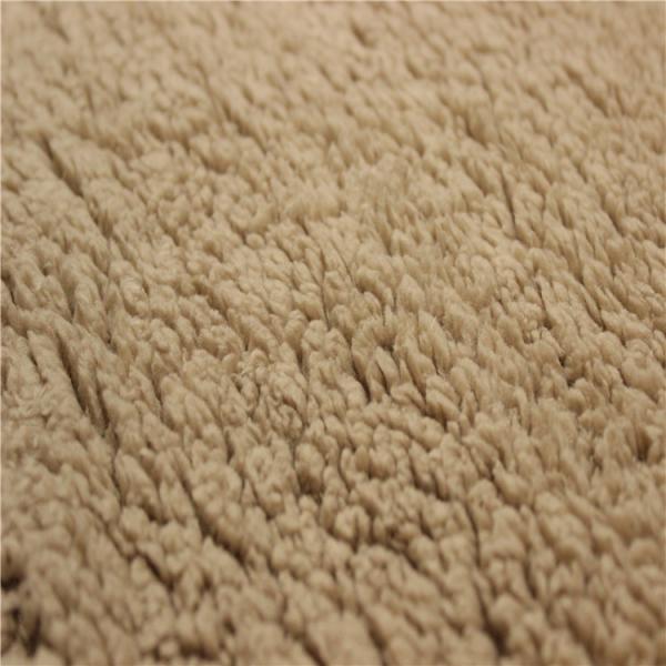 Commercial Outdoor Apparel Fabric Polyester Thick Faux Sherpa Fleece Fabric