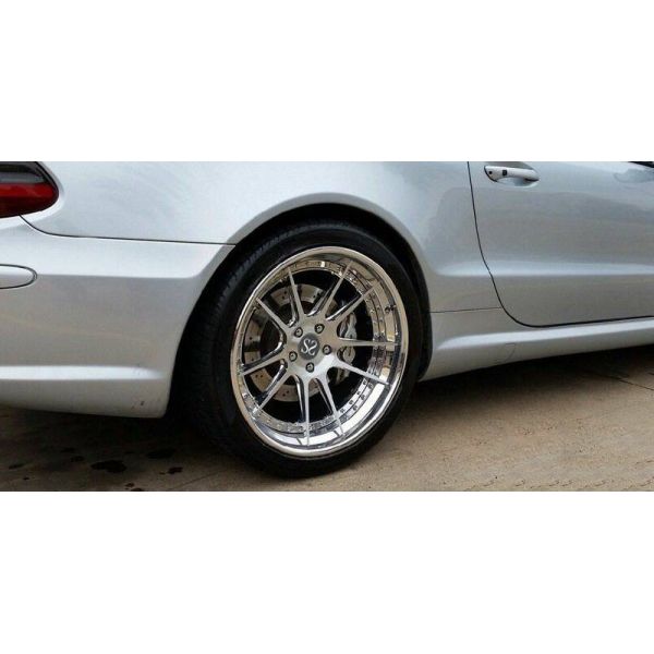 Silver Black Gun Metal Forged 2 Piece Wheels 23 24 Inch Polished Barrel Lip Rims