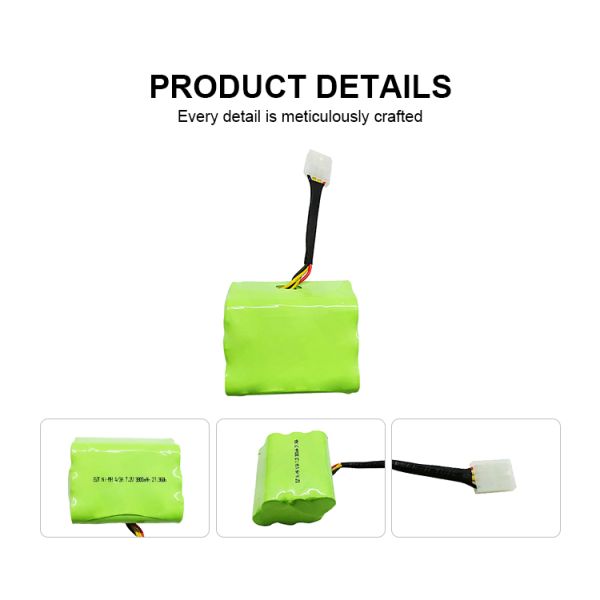 Rechargeable 7.2v 3800mah NiMh Battery Pack for Home Appliances
