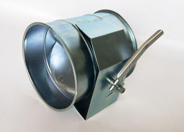 Stainless Steel 125mm Diameter Manual Air Damper For HVAC System