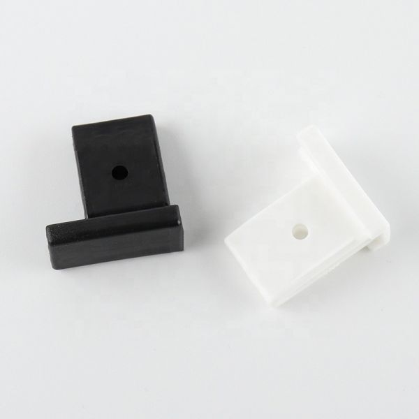 Made-to-Order Bottom Rail Tube Options End Caps for Horizontal Pattern Roller Blinds