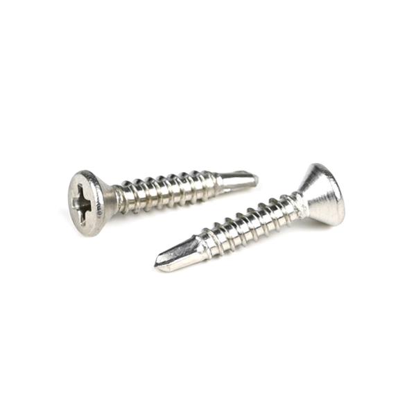 Steel Phillips Cross Recess Countersunk Flat Head Self Drilling Screw for Metal Fastening