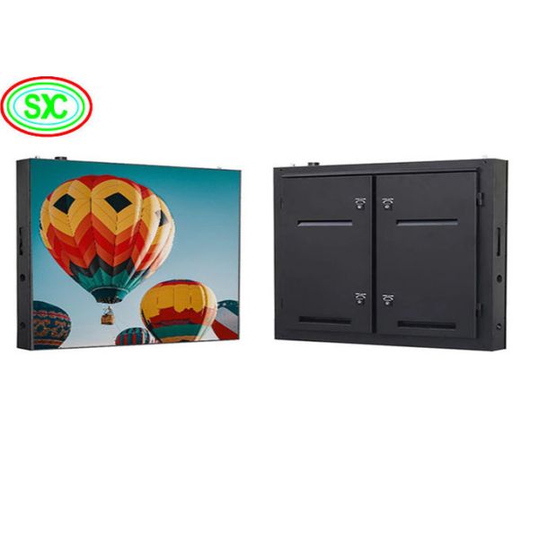 Outdoor Waterproof And Moistureproof Solid/Iron Box HD 250*250mm P4.81 LED Advertising Screen