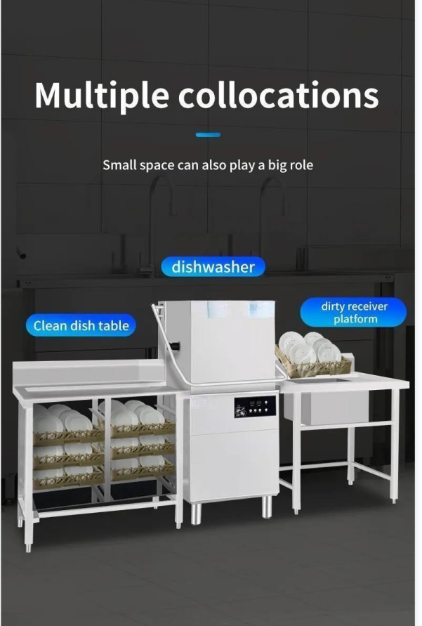 Multi Functional Industrial Commercial Dishwasher Machine 380v