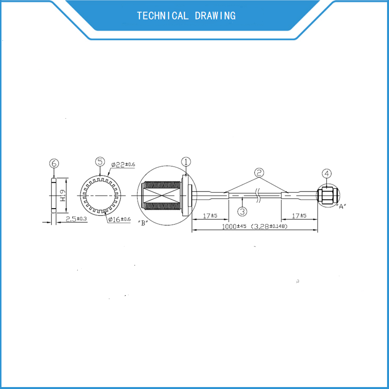 RG316 N Female To SMA Male Network Antenna Jumper Cable Assembly