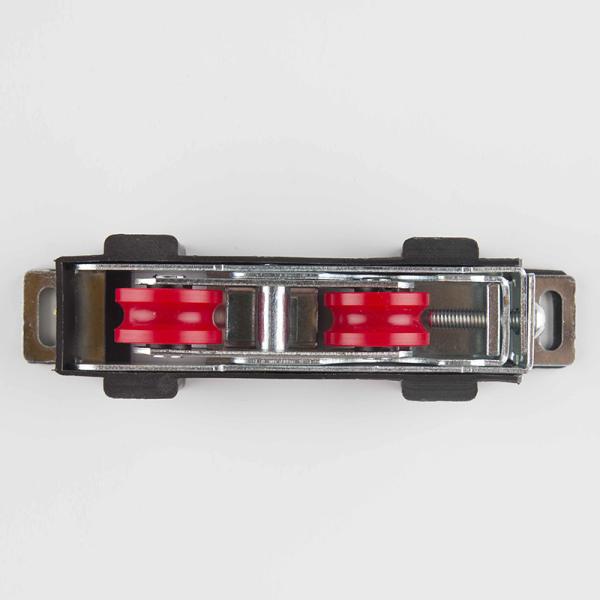 Double Pulleys Adjustable Sliding Gate Door Roller for Aluminum Profile 125mm Length