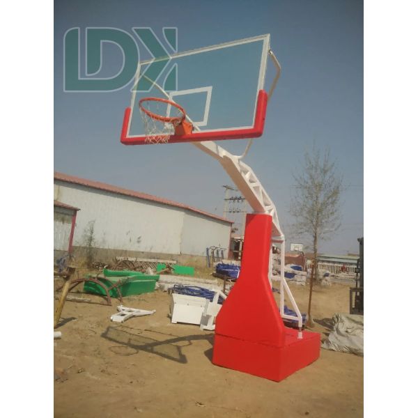 Moveable Traning Basketball Stand Customized Logo Hydraulic Basketball Hoop