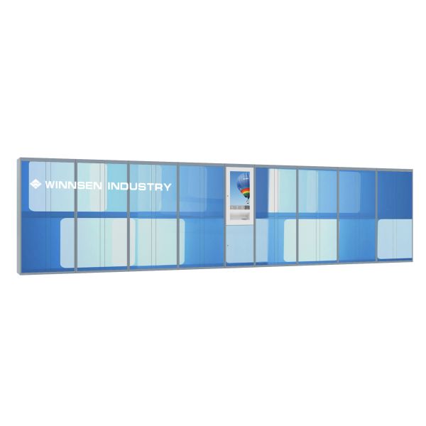 Armario de almacenamiento de Pasillo de los armarios de equipaje del supermercado de la estación de tren con la función teledirigida del sistema elegante de la cerradura