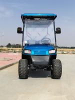 4 asientos Golf Car eléctrico personalizado con colores y logotipos personalizados con batería de litio