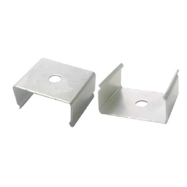 Perfil de alumínio LED plano de 17x8mm montado na parede para decoração de casa e iluminação de cozinha