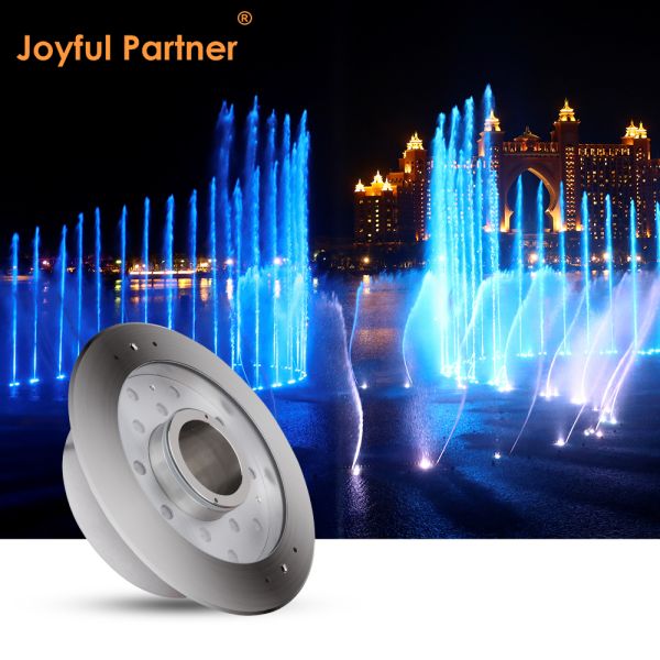 LED Fountain Nozzle Light DC12V/24V IP68 RGB DMX  DIA250mm Water Jet Landscape Dimmable