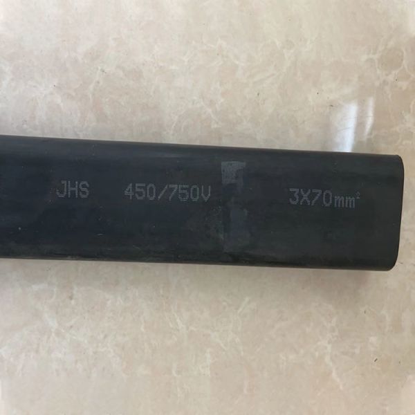 Waterproof Flat Submersible Pump Cable with EPR Insulation Flexible Copper Conductor and Wide Temperature Range