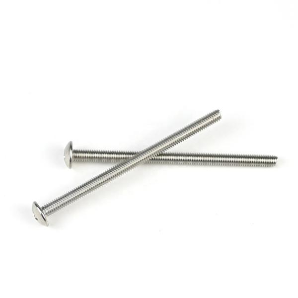 ISO Standard Zinc Finish M4 Botão Phillips cabeça de máquina parafuso 65mm aço inoxidável SS304