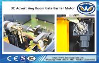 Porte se garante intelligente de barrière avec le moteur sans brosse de C.C de publicité commerciale