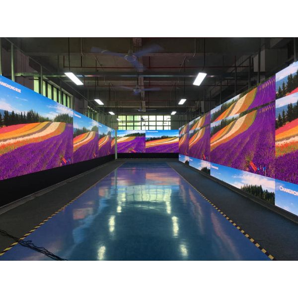 P3.91 Внутренний этап с светодиодным литейным алюминиевым экраном 500 х 500 мм Коробка, без шума