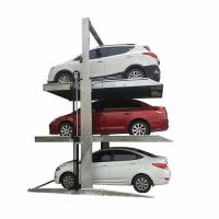 AA4C  2 Post 3 Cars  Parking Lift Triple Auto Parking Lift  Two Columns Parking Lift  Auto Storage Lift 2T Capacity