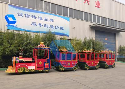 Attractive Funny Amusement Park Rides , Custom Fun Train Rides For Kids