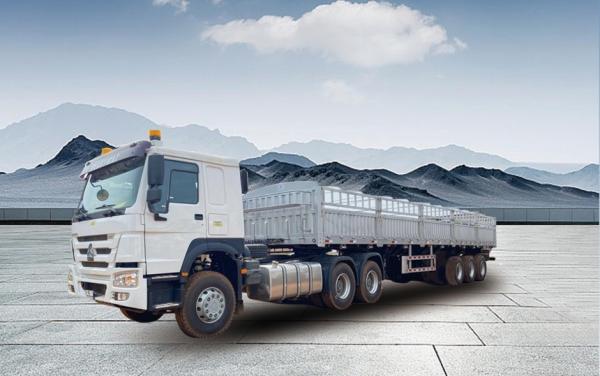 Lucksun 800+400 Fence Plate Semi-Trailer 70T Capacity 16T Axle