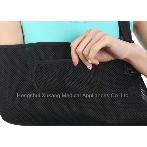 Mesh Cloth Forearm Medical Arm Sling , Blue Color Arm Slings For Shoulder Surgery