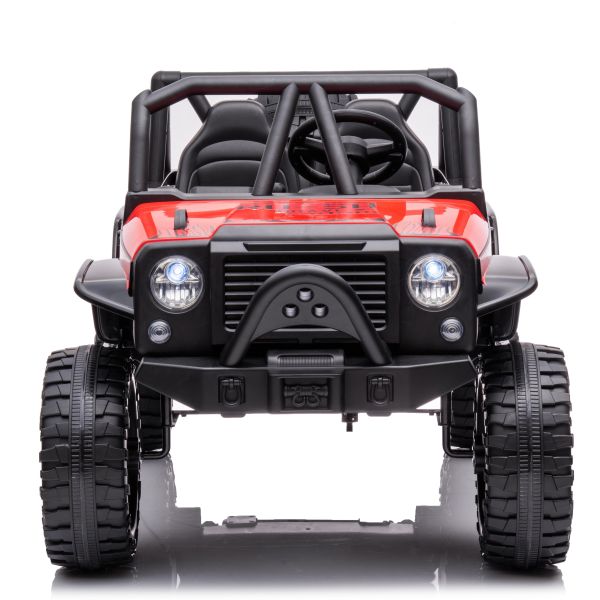 Электромобиль с батареей 24V 12V Детский 2-местный внедорожник ездить на автомобилях с пультом дистанционного управления