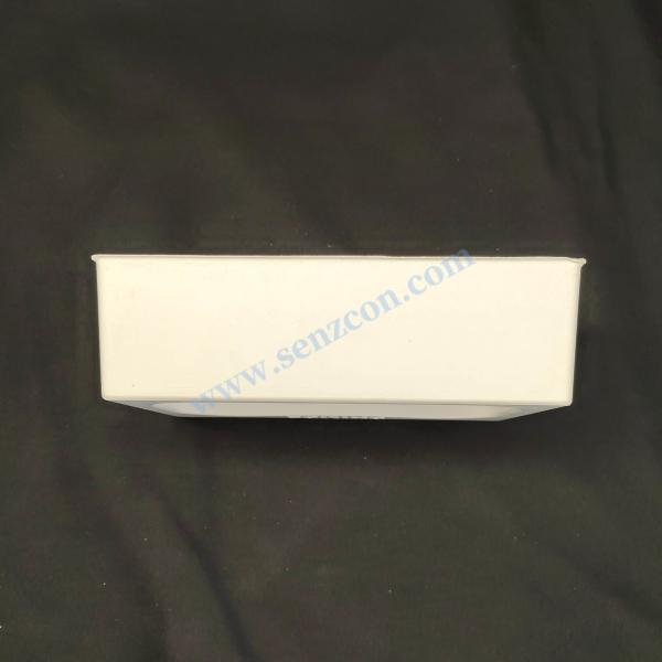 Manufacture of electronic eye - care massage glasses' inner lining packaging bases with white sugarcane pulp pulp molding, which have the functions of shock resistance and fall prevention.