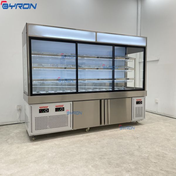 Hotpot Commercial Showcase Refrigerator Multi Deck Display Chiller