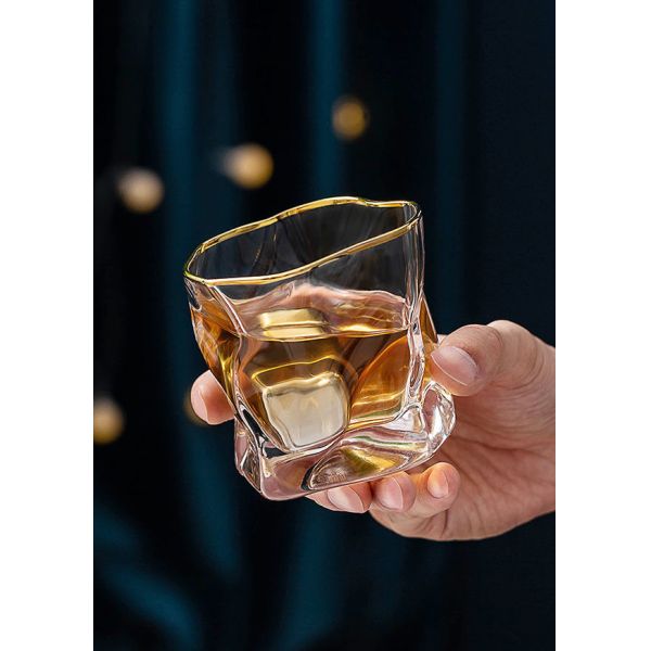 Multifunctional Hand Blown Bar Color Glass Wine Cups Perfect for Any Event