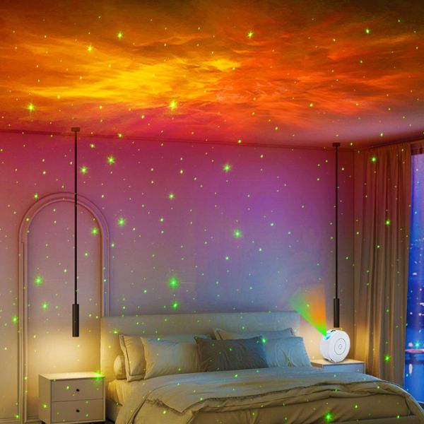 Alexa Compatible Smart Star Projector Voice Control For Bedroom