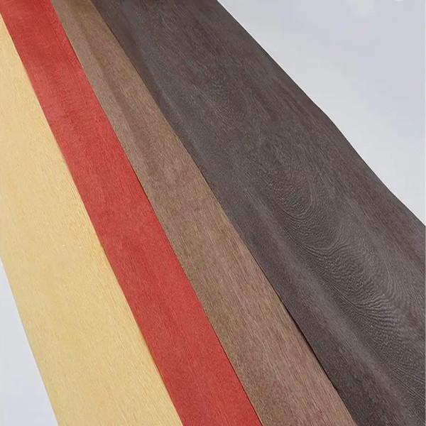 WBP Dyed Wood Veneer 0.6mm-3mm Decorative Sheets Straight Slicing Eco Friendly