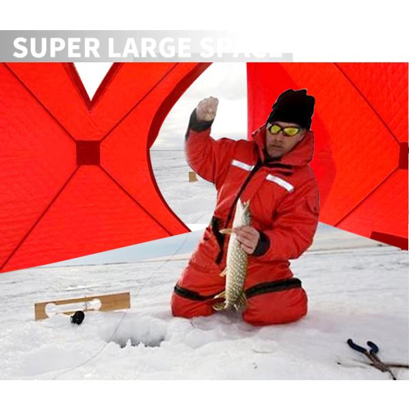 High Quality Pop-Up Camp Sauna Tent Portable Folding Insulated Winter Fishing Tent for Hiking and Camping Extra Large Size