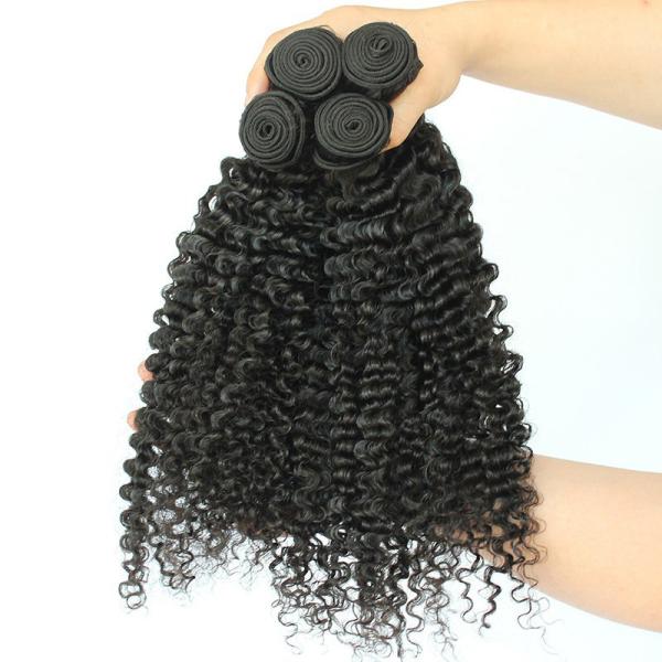 pacotes saudáveis do cabelo encaracolado do Virgin 8A, extensões encaracolados perversos do cabelo humano
