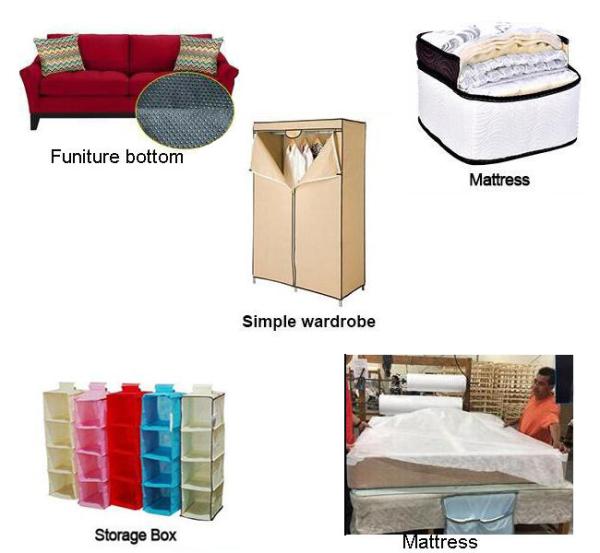 Biodegradable PP Spunbond Nonwoven Fabric For Furniture Upholstery Material