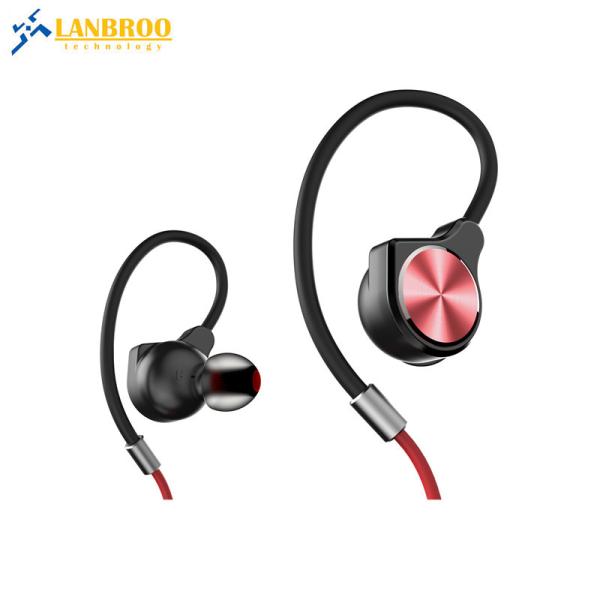 IPX7 waterproof bluetooth earphone sport mobile phone earhook headphone compatible iOS and android mobiles and tablets