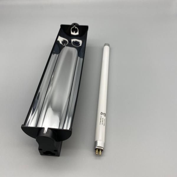 Black 24W T5 HO UVB Fixture 6000H T5 10.0 Uvb 22 Inch For Reptile