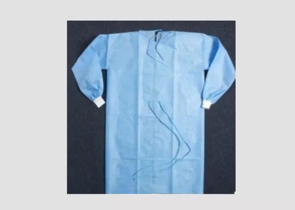 Breathable Spunbonded Disposable Surgical Gown Abrasion Resistant With Iso Certification
