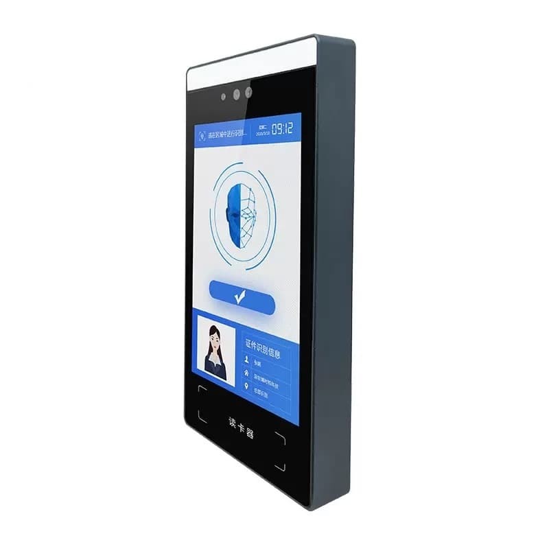 7 Inch Time Attendance Machine Smart Face Recognition Access Control Machine