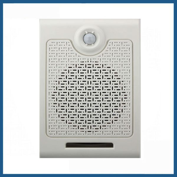COMER motion sensor activated wall hanging alarm loudspeaker