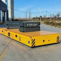 Carrinho de transferência elétrico de aço inoxidável em locais não ferroviários
