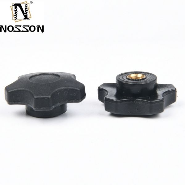 Black Oxide Finish Healthcare T-Head Plastic Knob for Easy Clamping and Tightening in Automotive Industry