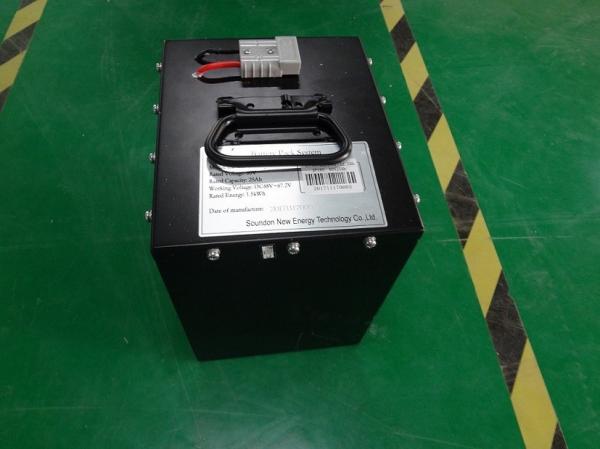 Bateria de carro bonde 60V da descarga da taxa alta 25Ah Lifepo4 com certificado de AIAR