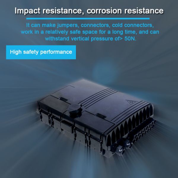 Волокно PE 16 ABS ПК черноты шкафа распределения оптического волокна ядра на открытом воздухе соединяя 1*16
