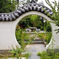 Jardim bonito China Clay Tiles For Moon Gate do projeto do telhado