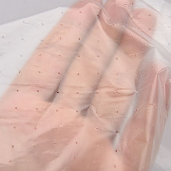 Bolsa perforada transpirable para frutas y verduras, bolsa de plástico espeso transparente blanca