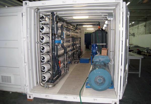 99.7% Rejection Containerized Water Treatment Plant rO System SS316L Material