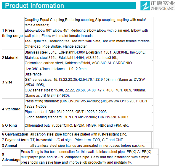 3 Slip Pipe Connector Coupling Round Head Customized Size Multi - Layer