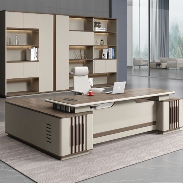 Modern Office Furniture L Shaped Boss Ceo Large Office Desk