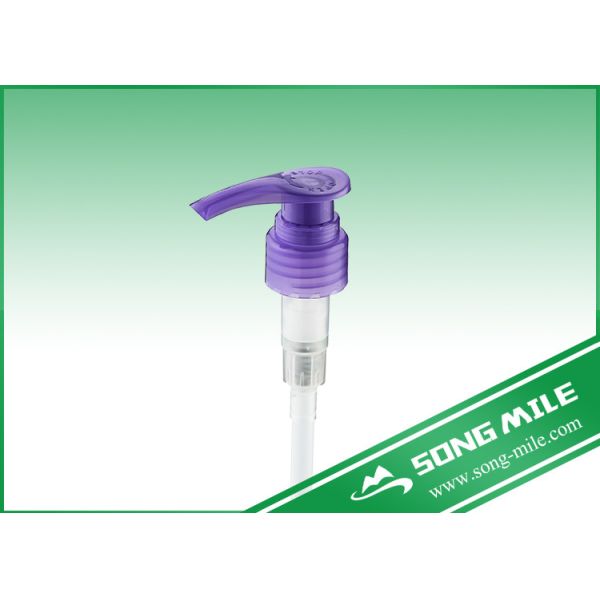 Purple Liquid Soap Dispenser Plastic Pump Cheap Shampoo Lotion Pump