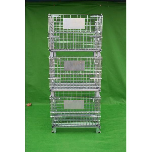 Industrial Steel Mesh Storage Cages , 1200 * 1000 * 890mm Wire Security Cage
