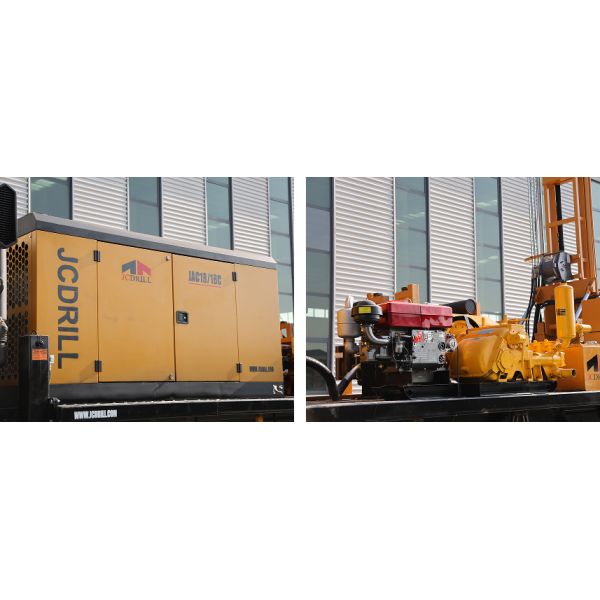 SINOTRUK HOWO Truck Mounted Air Compressor Integrated Hydraulic Water Well Drilling Rig
